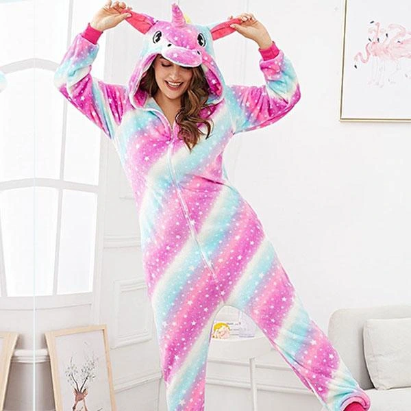 womens unicorn onesie pajamas