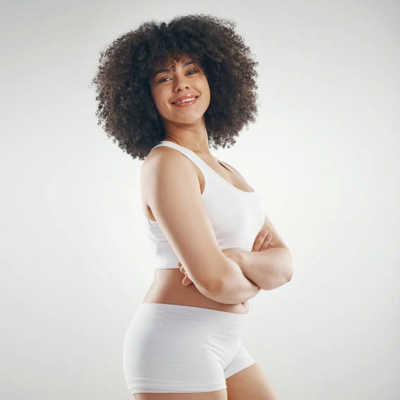 High Waist Boyshort Underwear Plus Size