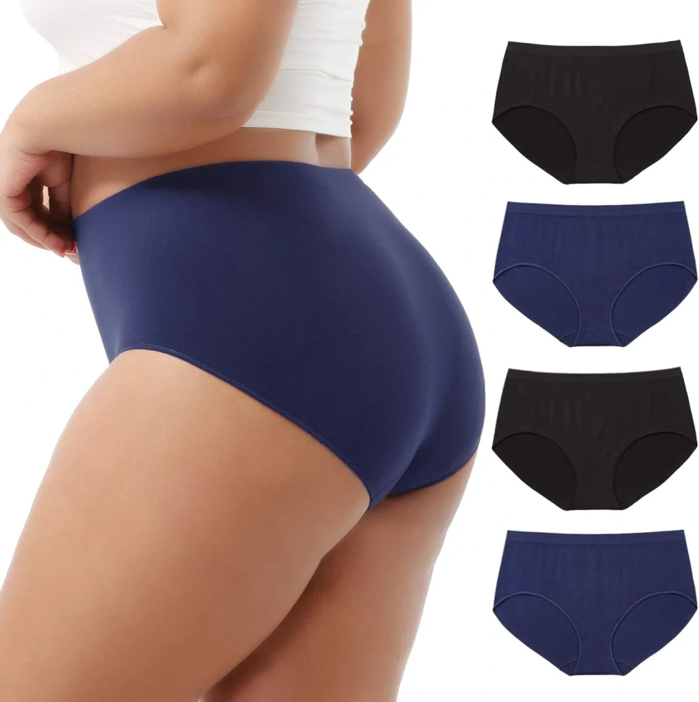 Plus size seamless underwear