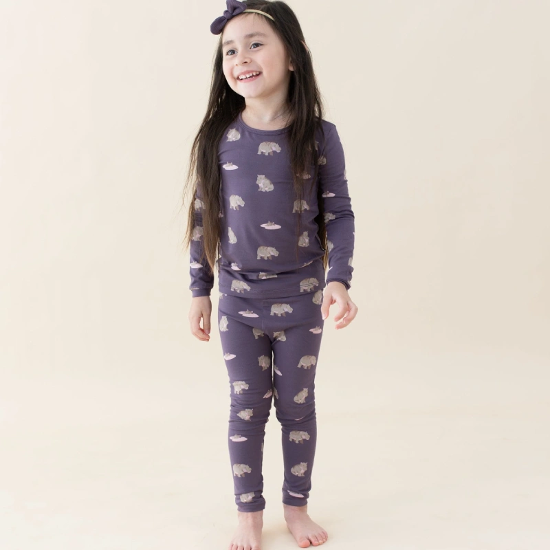 baby bamboo easter pajamas