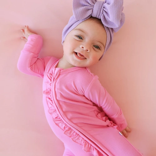 baby girl footie pajamas