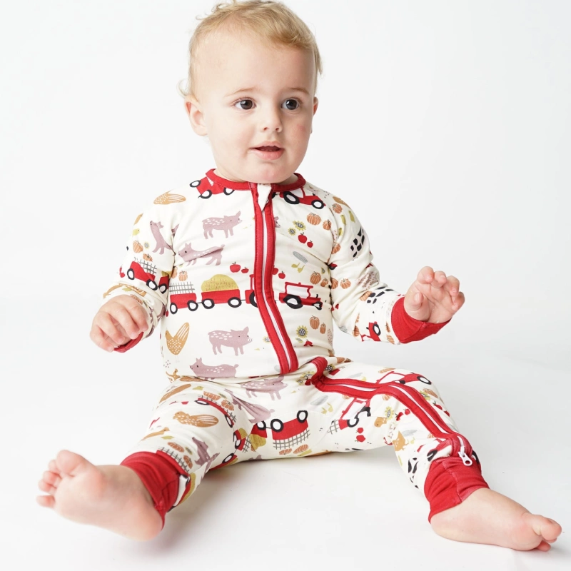 bamboo christmas pajamas baby