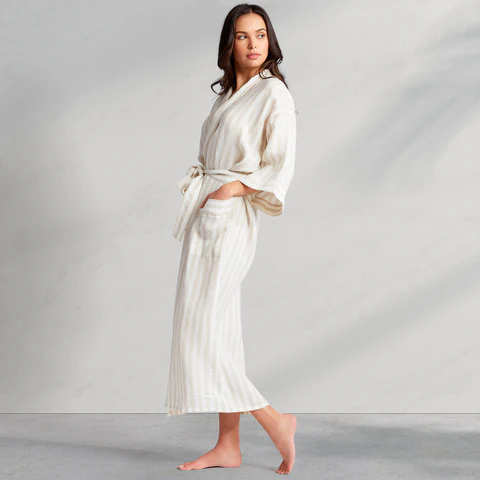 bamboo linen robes for women