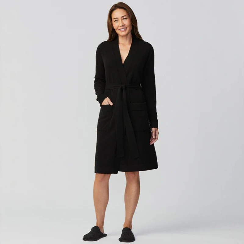 black women cashmere robe