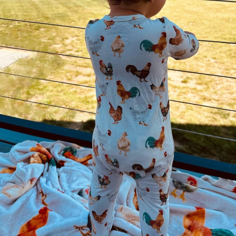 chicken bamboo pajamas