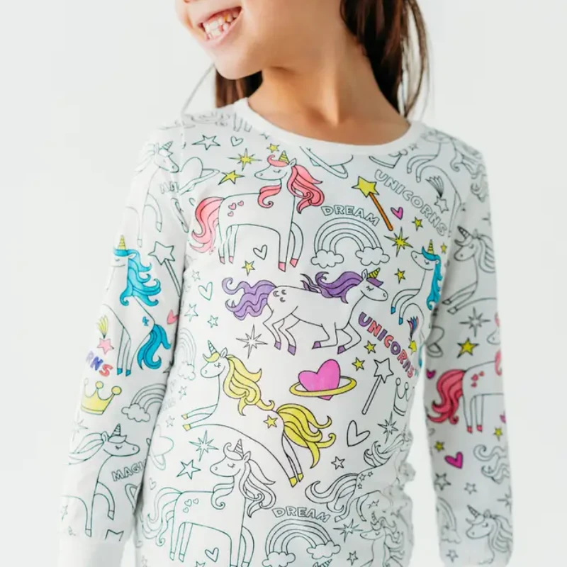 coloring pajamas for girls
