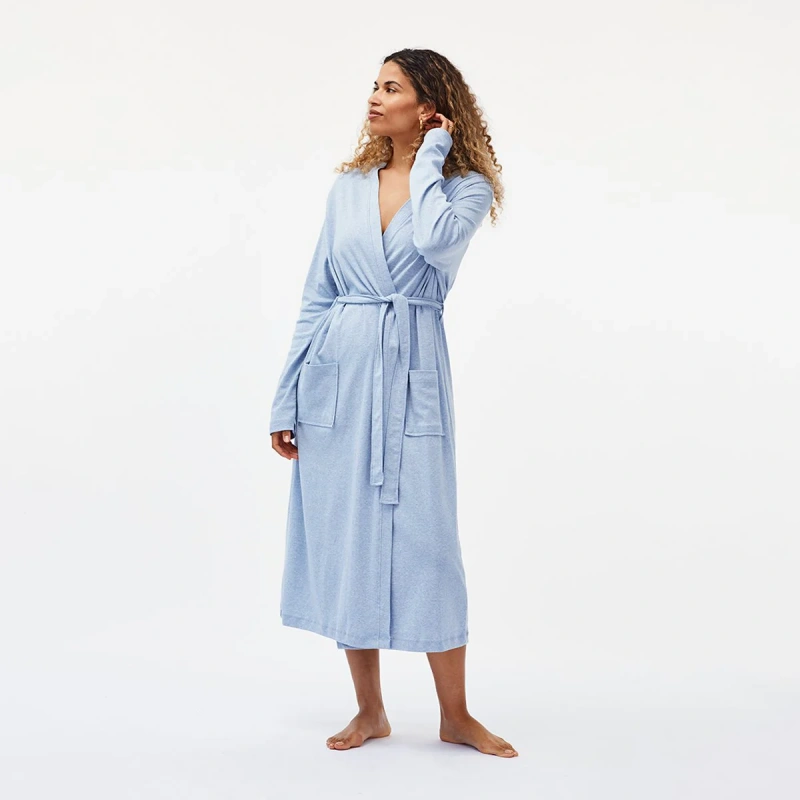 cotton long robe for women