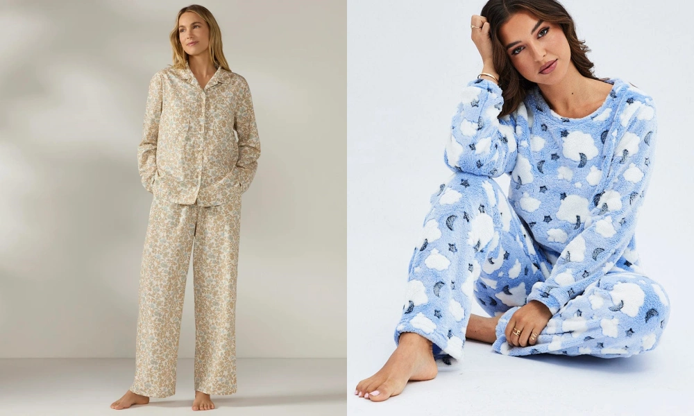 cotton vs fleece pajamas