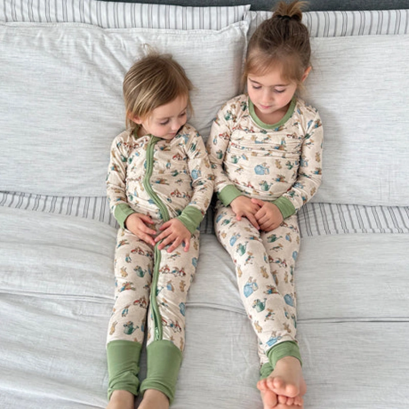easter zipper pajamas