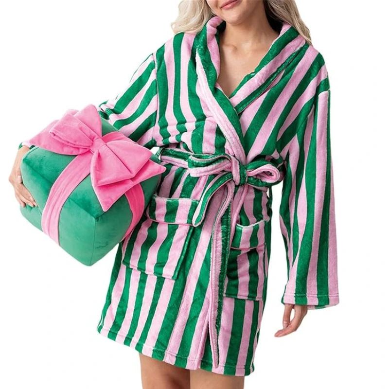 flannel cute robe for women
