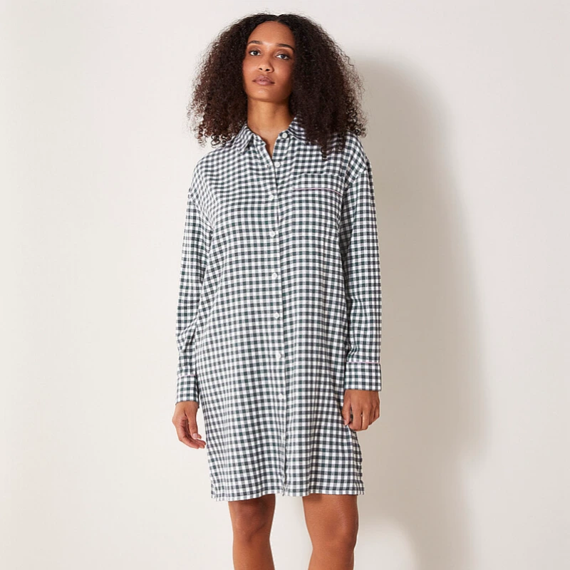 flannel nightshirt women