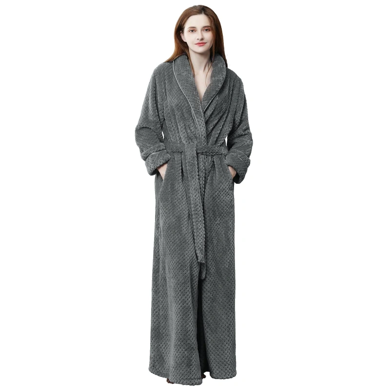 fleece winter robes for women