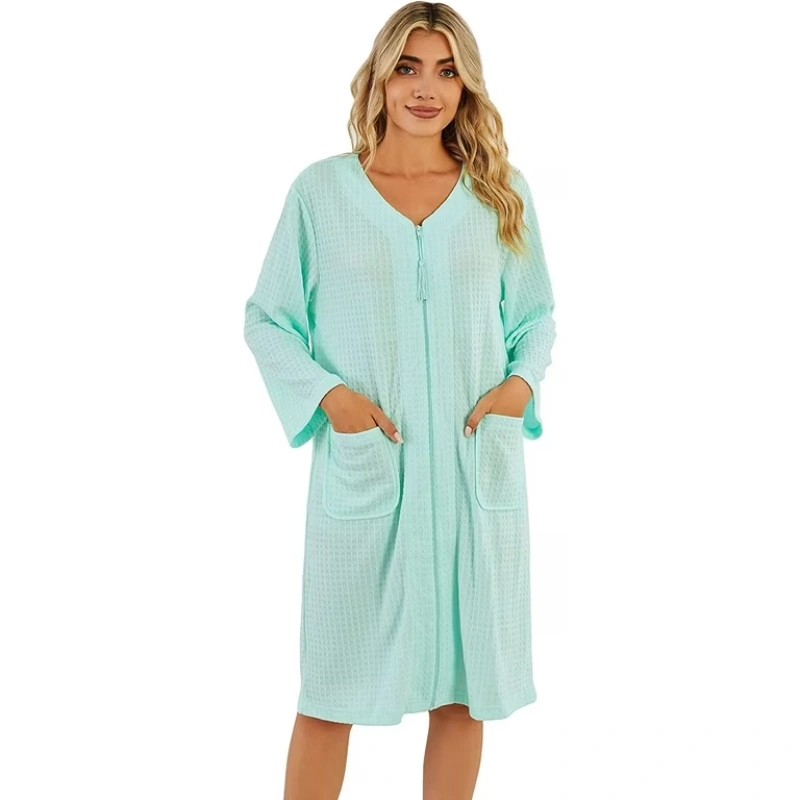 front zip robes for women