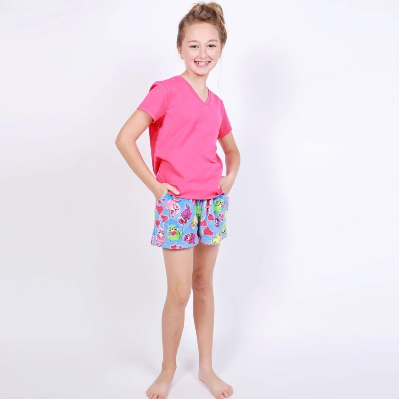 girls pajama shorts