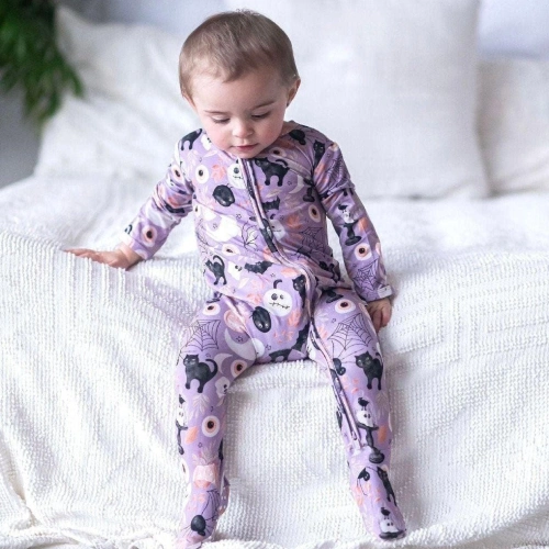 halloween footie pajamas baby