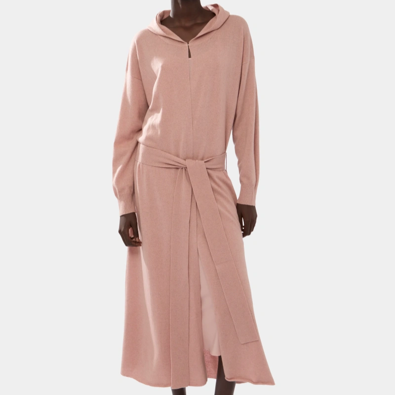 hooded cashmere robes for women