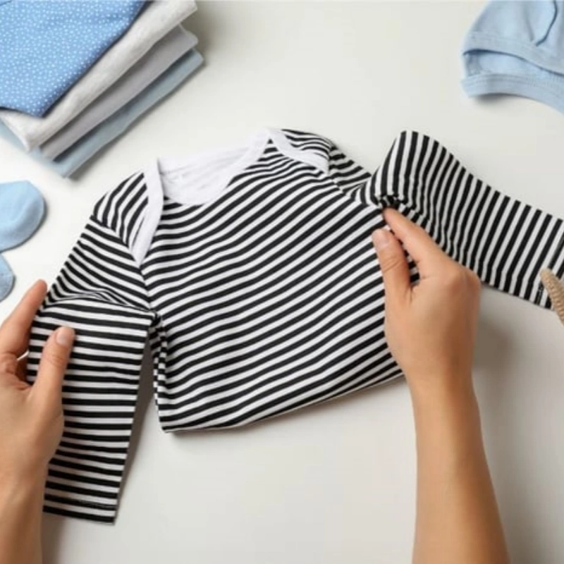 how to fold footie pajamas