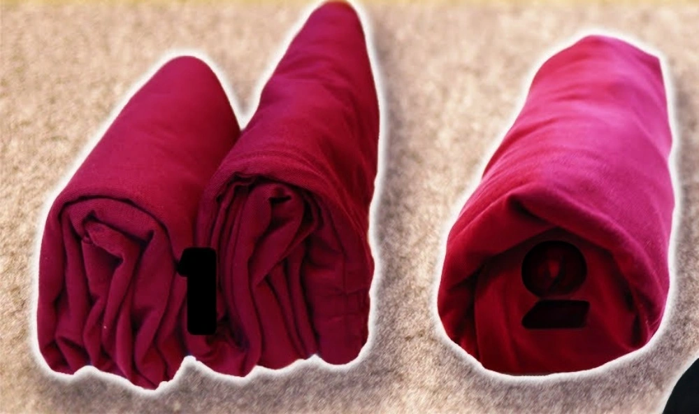how to fold pajamas for travel rolling pajamas