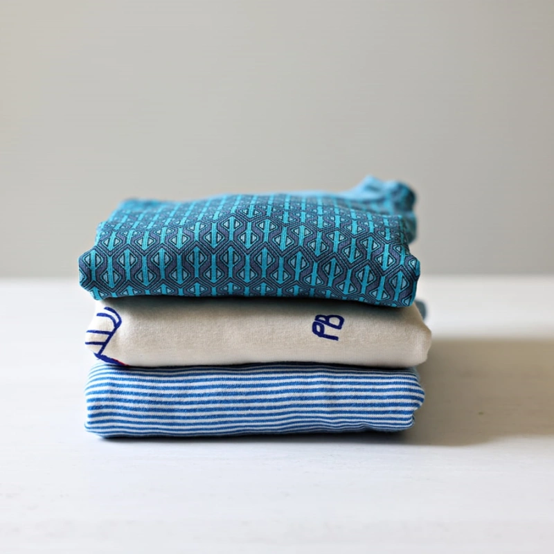 how to fold pajamas for travel​