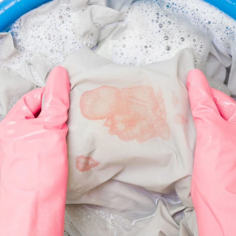 how to get blood out of pajama pants