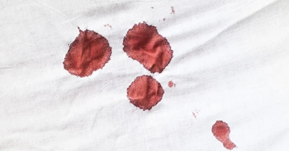 how to get dried blood stains out of pajama pants