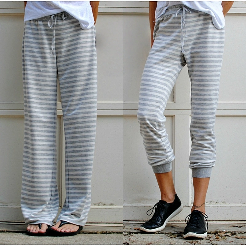 how to tie pajama pants using a single loop drawstring