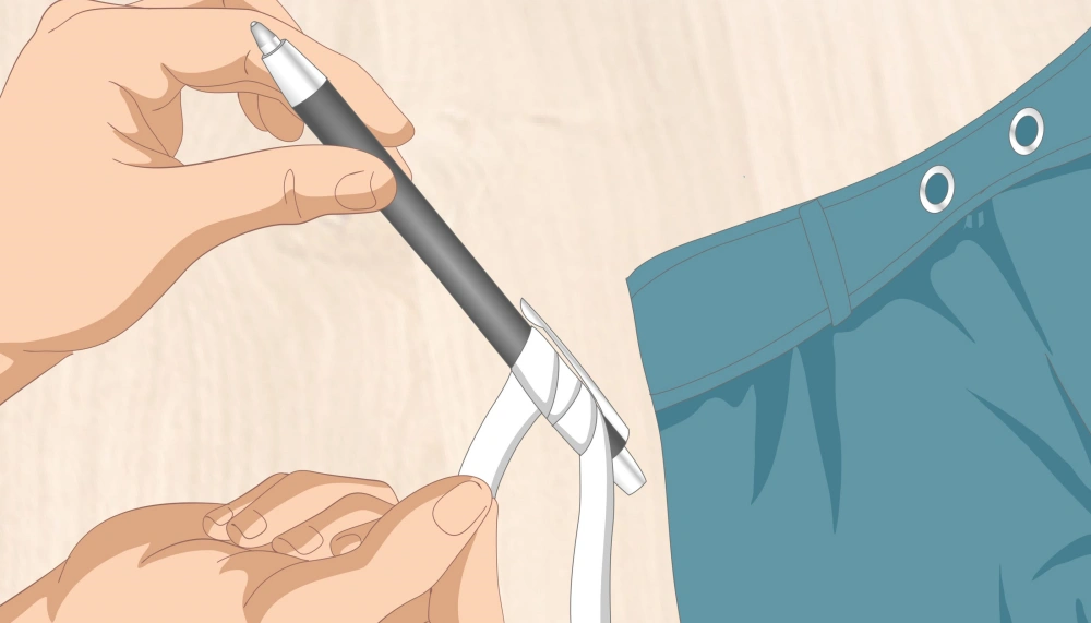 insert a drawstring