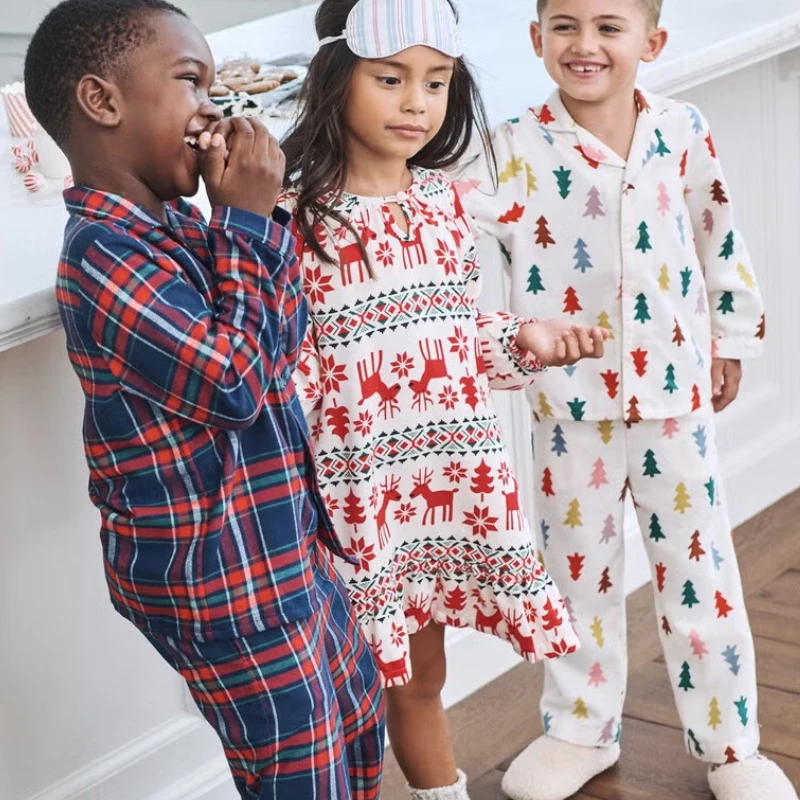 kids flannel pajamas
