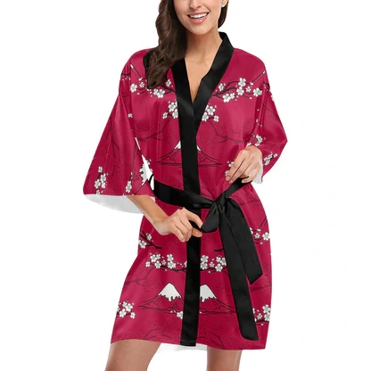 kimono short sleeve robe for women