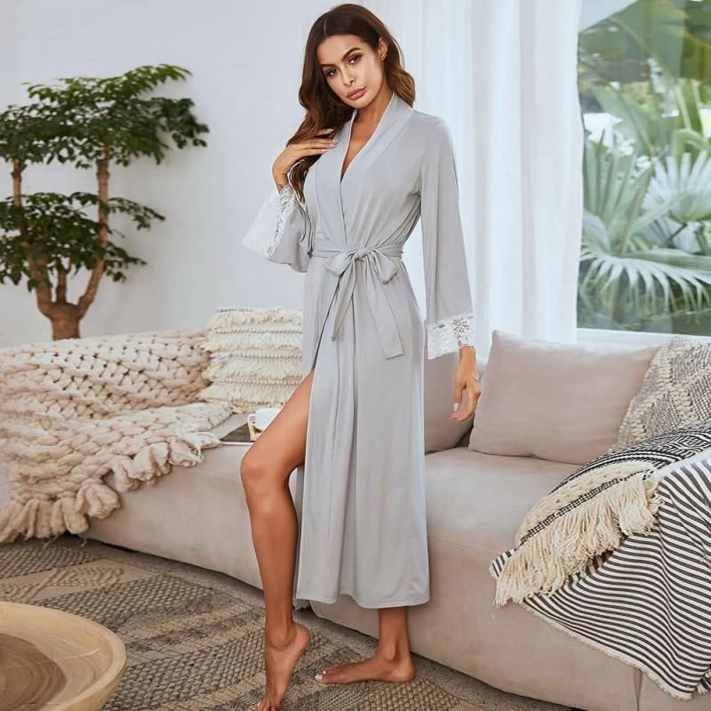 lightweight long robes for women