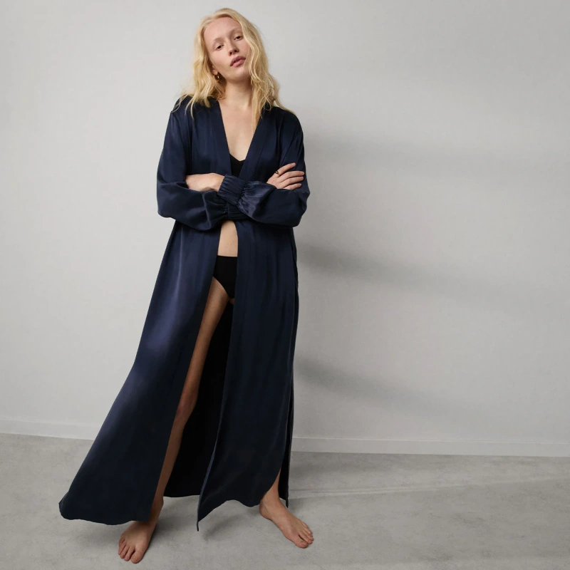 long silk robes for women