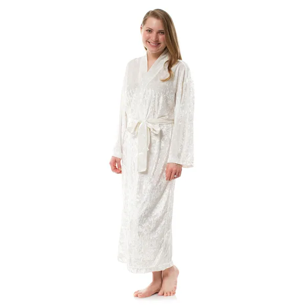 long velvet robe womens