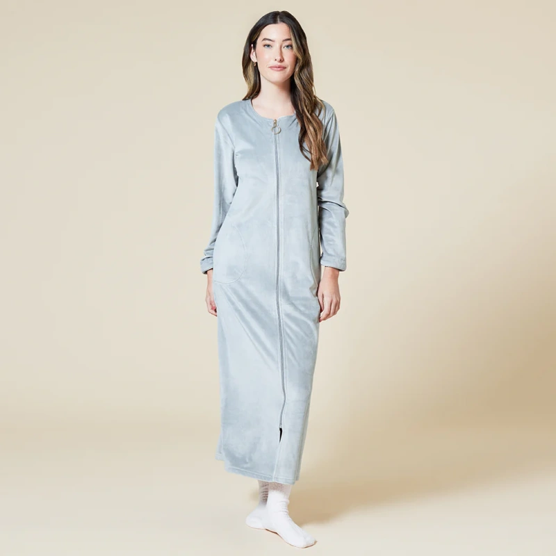 long zipper robes for women