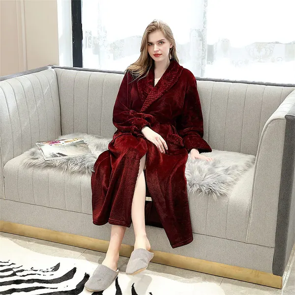 luxury plush robes for women