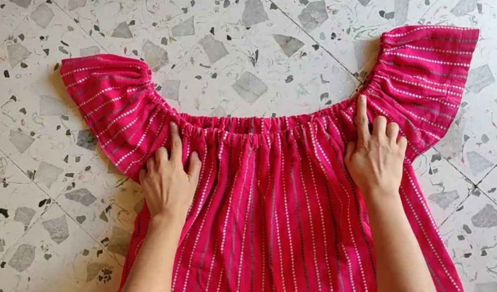 make a dress out of pajama pants