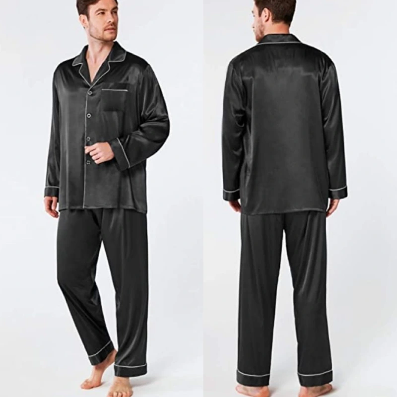 mens satin pajamas
