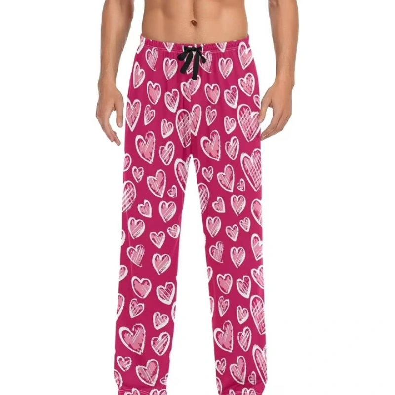 mens valentine pajama pants