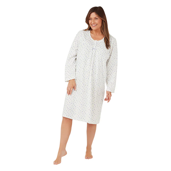 micro fleece nightgown for women
