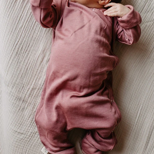 newborn silk pajamas