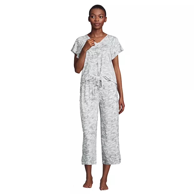 petite cropped pajamas