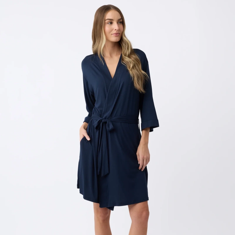 petite women's bamboo robe