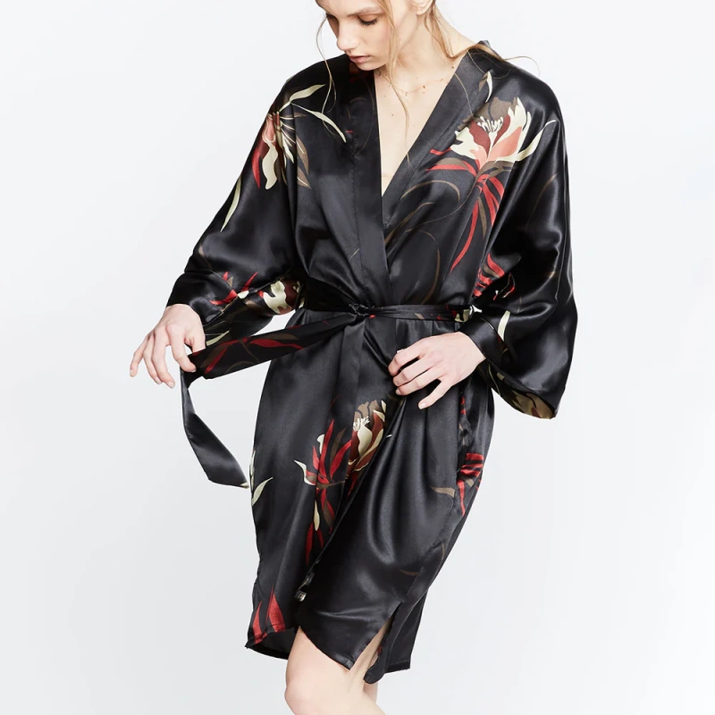 petite women's kimono robe
