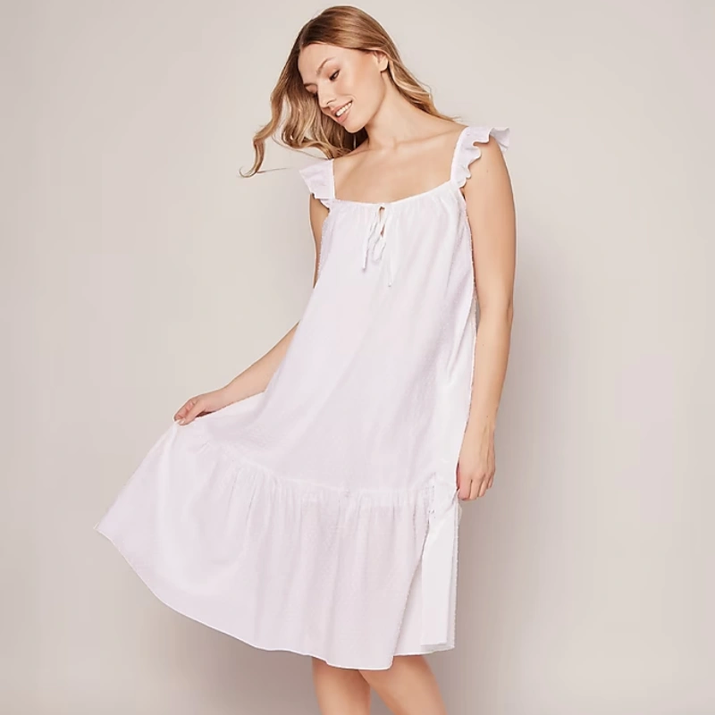 petite women's long sleeve nightgowns