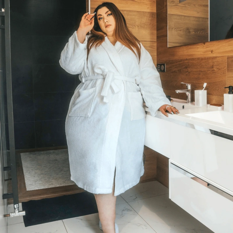 plus size women's spa robes