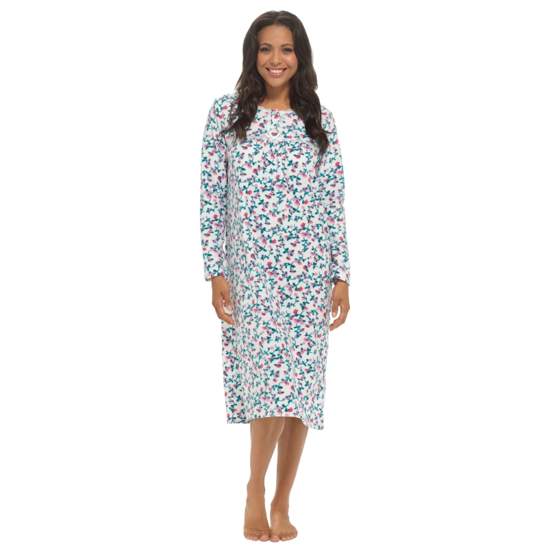 polyester fleece fleece nightgowns for women