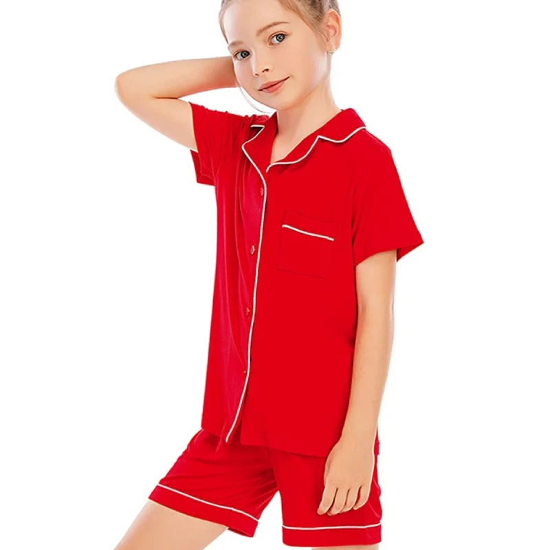 red pajamas kids