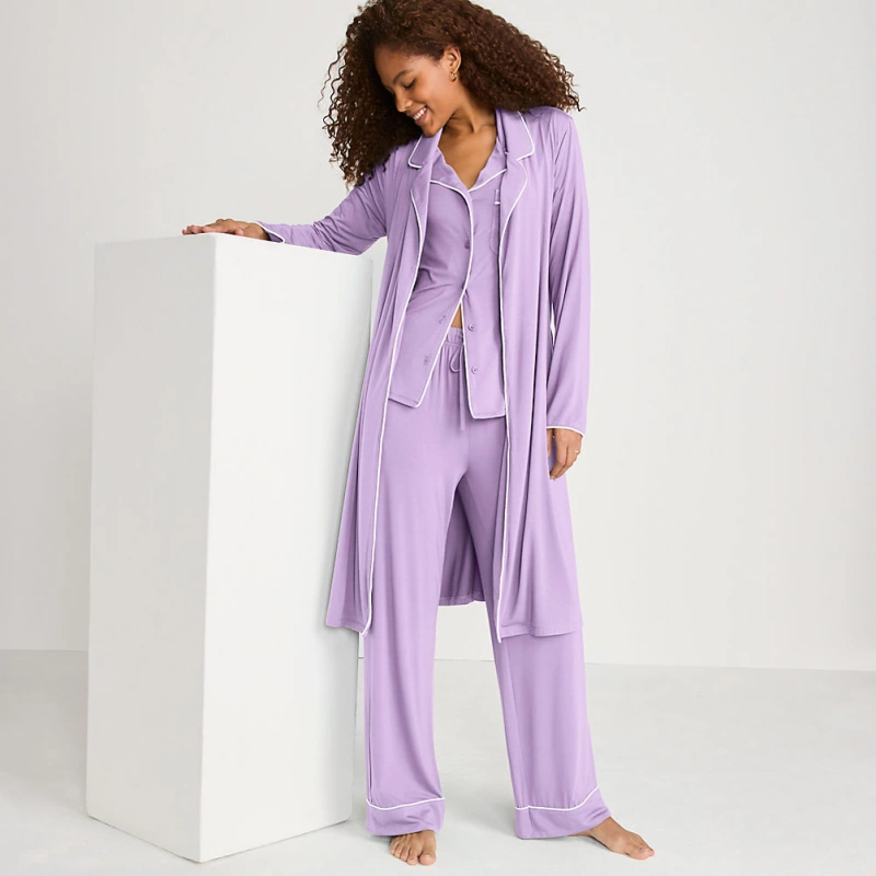 robe and pajama set for women