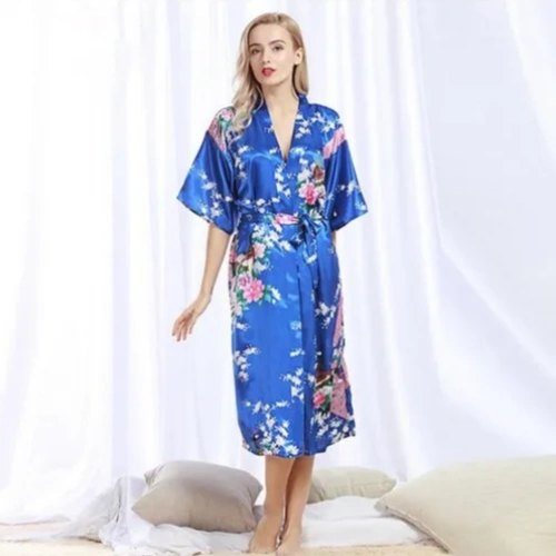 royal blue robe women