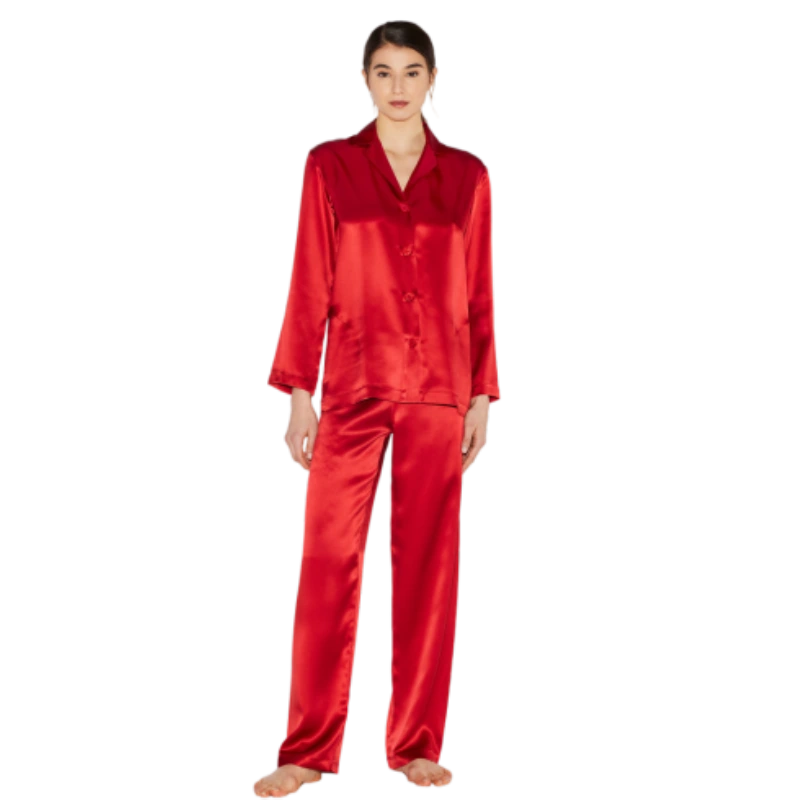 satin pajamas