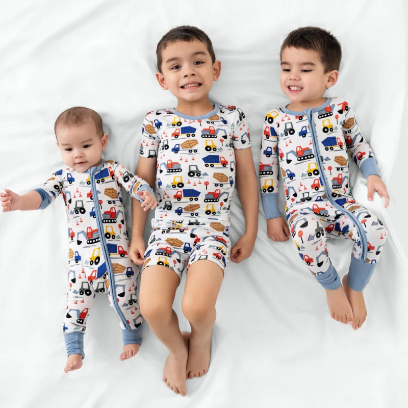 short sleeve bamboo pajamas baby